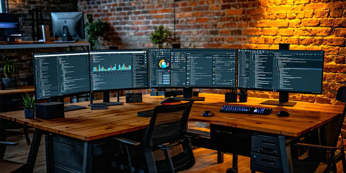 The Framewren team working in the Portland office